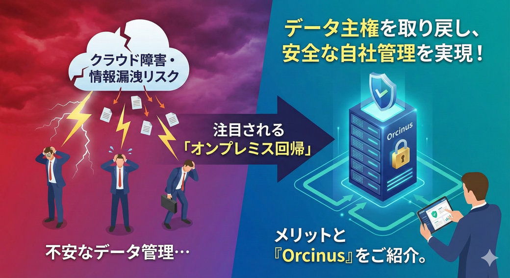 【オンプレミス回帰のメリット】クラウドに預けるの、怖くないですか？見直される「データ主権」と自社管理 Thumbnail