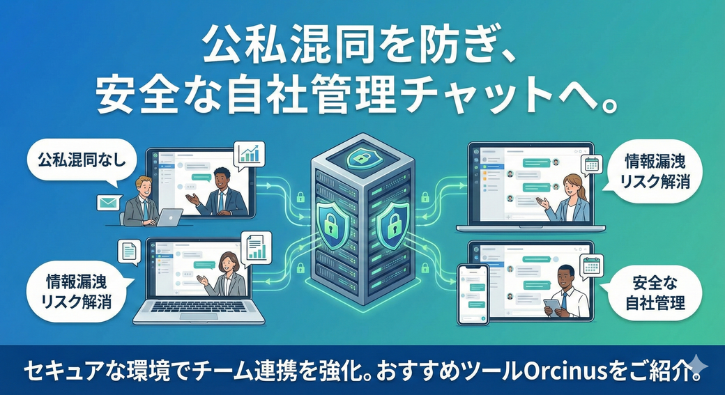 【仕事用チャットツールおすすめ】LINE連絡で大丈夫？「公私混同」を防ぐビジネスチャット導入ガイド Thumbnail